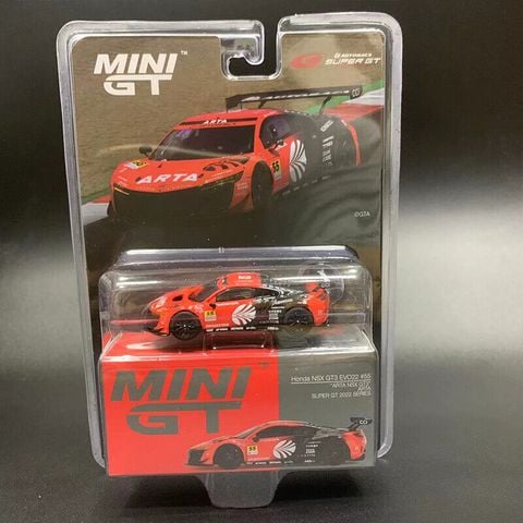  Xe mô hình MINI GT 1/64 Honda NSX GT3 EVO22 SUPER GT Series 2022#55 ARTA (Left Handle) Japan Limited 