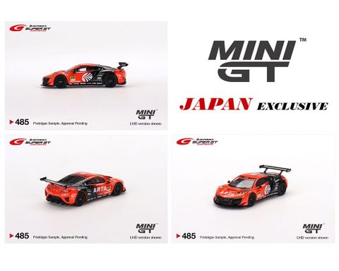  Xe mô hình MINI GT 1/64 Honda NSX GT3 EVO22 SUPER GT Series 2022#55 ARTA (Left Handle) Japan Limited 