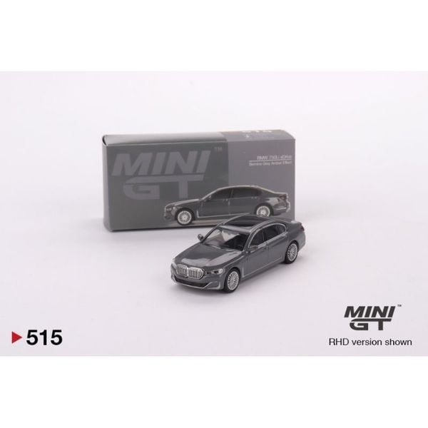 MINI GT 1/64 BMW 750Li xDrive Bernina Gray Amber Effect (Left Handle)