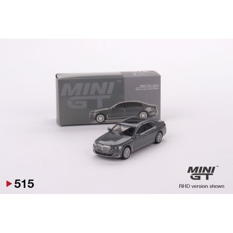  Xe mô hình MINI GT 1/64 BMW 750Li xDrive Bernina Gray Amber Effect (Left Handle) 