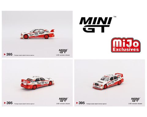  Xe mô hình Mini GT 1:64 Mercedes-Benz 190E 2.5-16 Evolution II #7 “East” 1991 DTM 