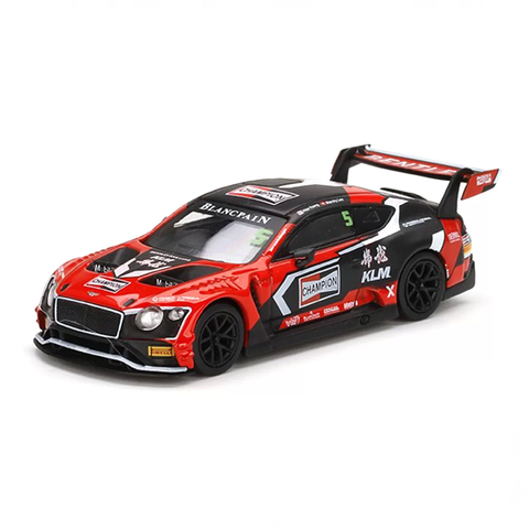  Xe mô hình MINI GT 1/64 Bentley Continental GT3 CHAMPION Blancpain GT Asia 2018#5 