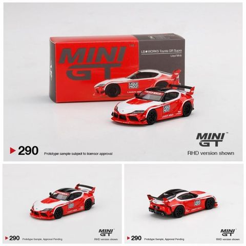  Xe mô hình Mini GT 1:64 - LB★WORKS Toyota GR Supra Liqui Moly MGT00290GR 