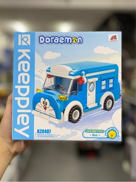  23win08 com lắp ráp Keeppley K20407 Doraemon Mini Car-Bus 