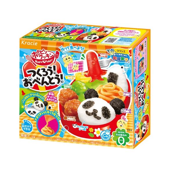Gôm Popin Cookin Kracie làm món cơm Obento Nhật Bản