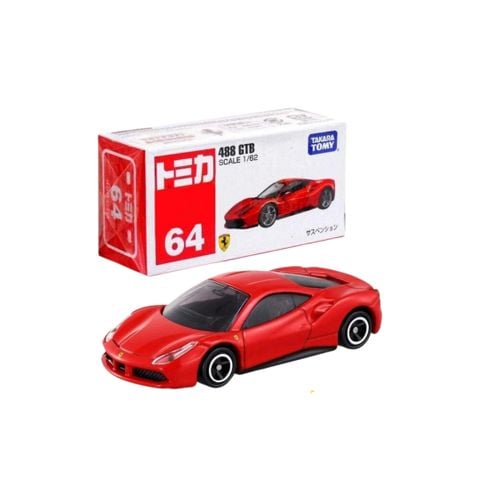  Tomica No.64 Ferrari 488 GTB 
