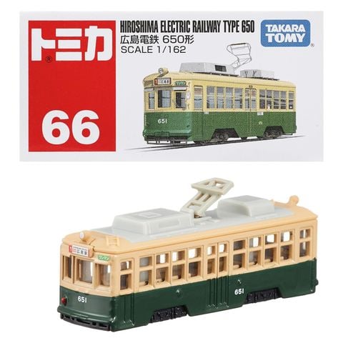  Mô hình xe Tomica 66 HIROSHIMA ELECTRIC 