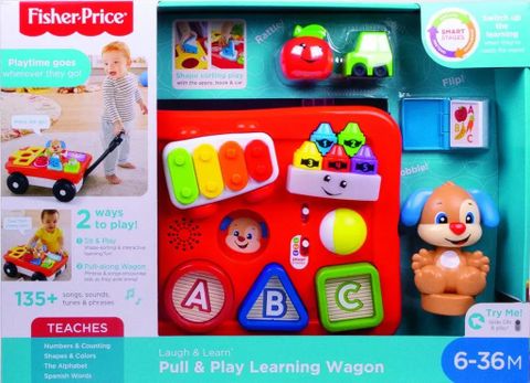  Xe đẩy tập đi Fisher Price Laugh & Learn Pull & Play Learning Wagon 