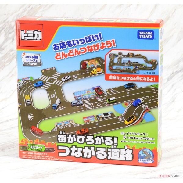 TAKARA TOMY Tomica Streets Spreads! Connecting Roads Set