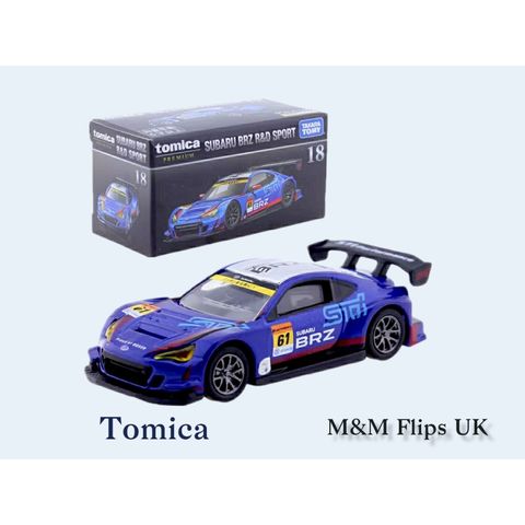  Tomica Premium 18 Subaru BRZ R&D Sport Toy Model Car 