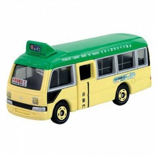 Tomica Toyota Coaster Hong Kong Minibus Green