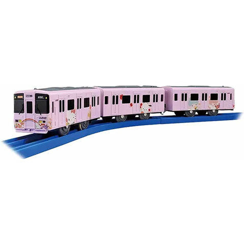  Đồ chơi tàu hỏa Plarail Keio 9000 Series Keio Sanrio Puroland Train Japan 