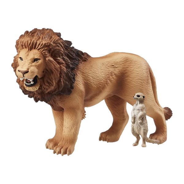 Đồ chơi mô hình ANIA AS-01 Lion (with Suricata suricatta)