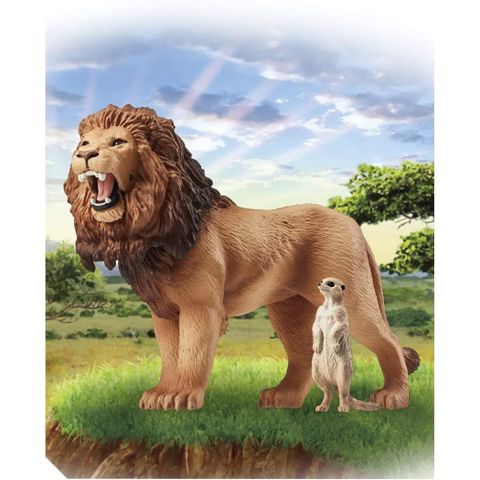  ANIA AS-01 Lion (with Suricata suricatta) 