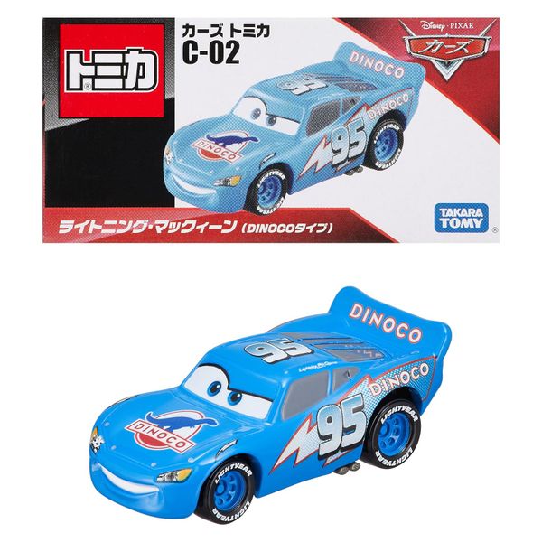  Tomica C-02 Disney Cars Lightning McQueen (DINOCO Type) 