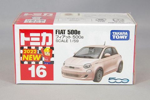  Đồ chơi trẻ em ô tô Tomica 16 Fiat 500e Die-Cast 