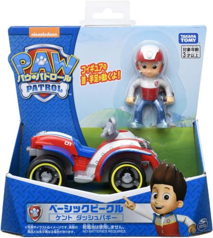  Đồ chơi mô hình Paw Patrol Basic Vehicle (with figures) Kent Dash Buggy 