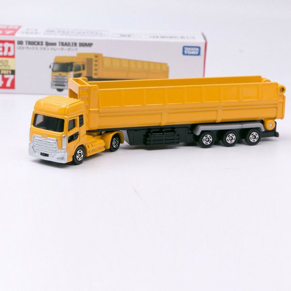 Tomica 147 UD Tracks Quon Trailer Dump Die-Cast Model dài 12cm