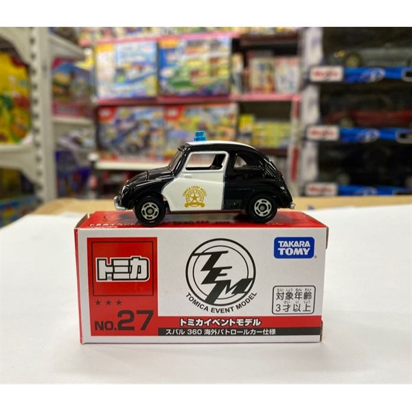 TOMICA EVENT MODEL NO.27 SUBARU 360 POLICE CAR