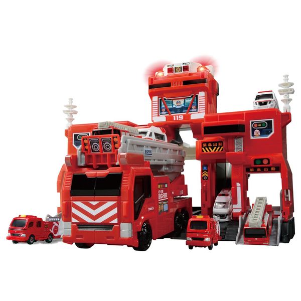 Tomica World Big Fire Command Station