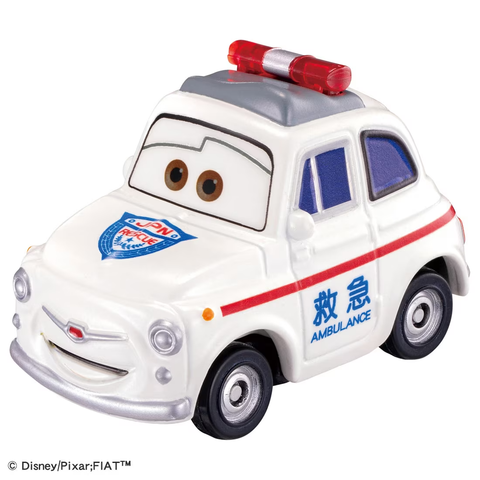  Xe mô hình C-39 Tomica Disney Cars Luigi (Ambulance Type) 