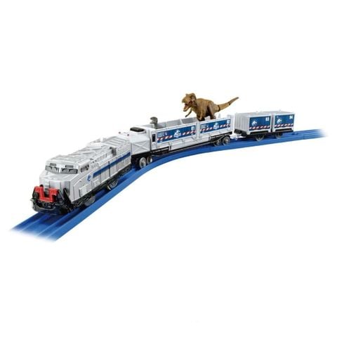  Đồ chơi tàu khủng long 208216 - TAKARATOMY Plarail Jurassic World Dinosaur Carrier Train 