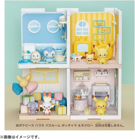  Đồ chơi Pokemon Pokepeace House Bathroom Piplup&Rowlet 