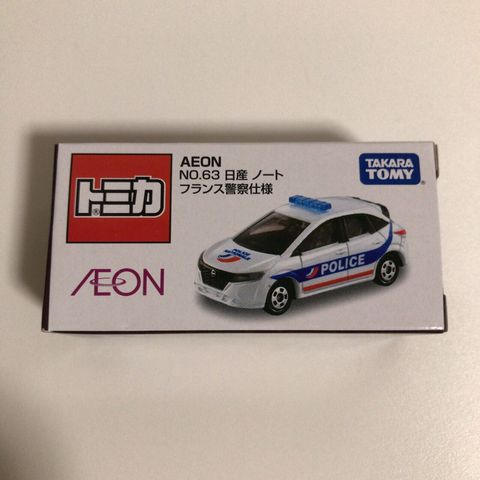  Tomica AEON 63 Nissan te National police of France 