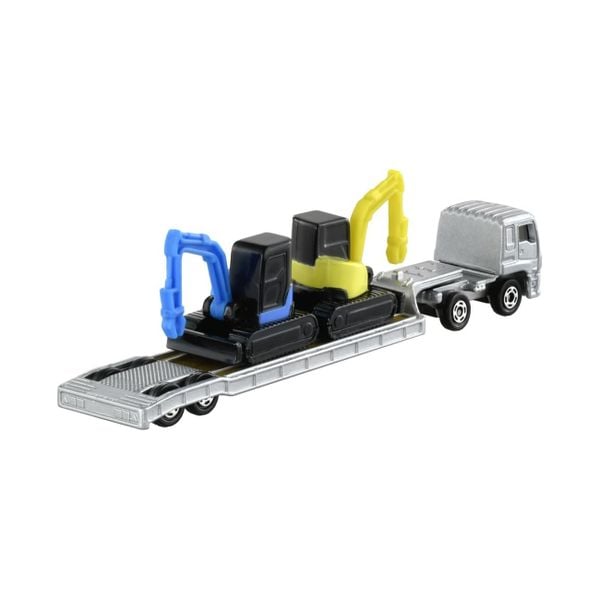 Đồ chơi mô hình xe Tomica 142 Isuzu Giga Heavy Machinery Transporter
