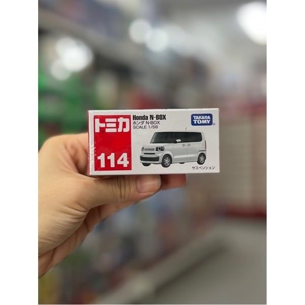 TOMICA 114 HONDA N-BOX CUSTOM ( Trắng)