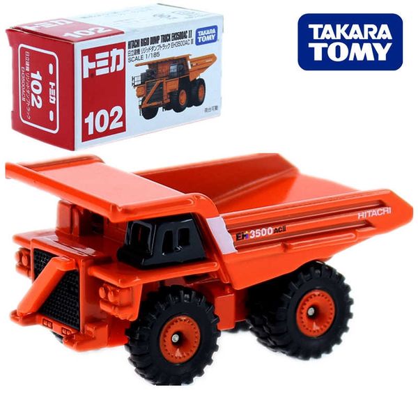 Mô hình xe ben chở cát Tomica 102 Hitachi Rigid Dump