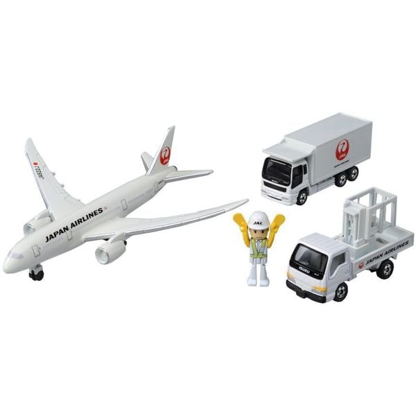Tomica Boeing 787 Airport Set hàng không JAL
