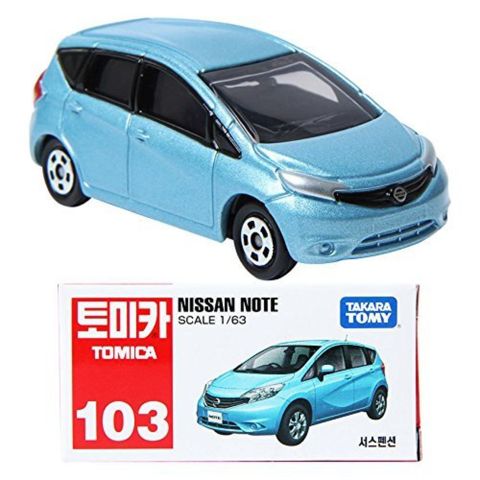  Mô Hình Ô Tô Tomica 103 Nissan Note màu xanh 