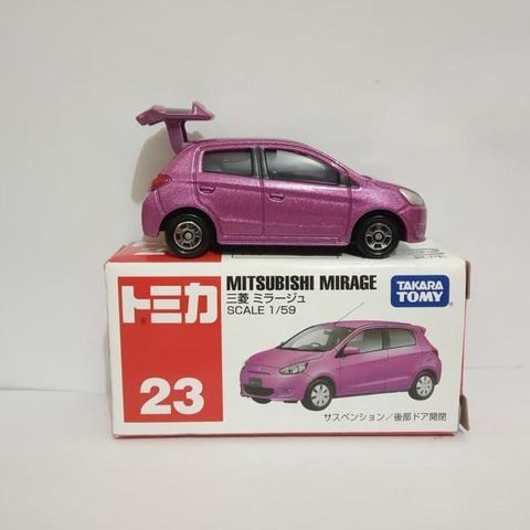  Tomica 23 - Mitsubishi Mirage (màu tím) 