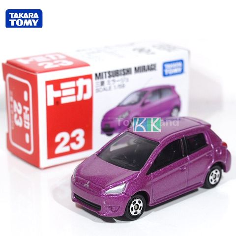  Tomica 23 - Mitsubishi Mirage (màu tím) 