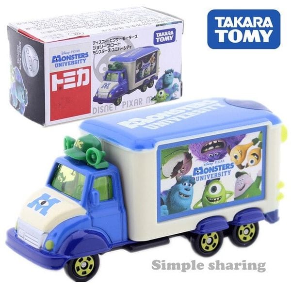 Mô hình Tomica Disney Pixar Motors Jolly Float Monsters University