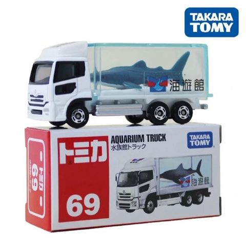  Đồ chơi Tomica 69 Xe tải chở cá mập Aquarium Truck Shark 