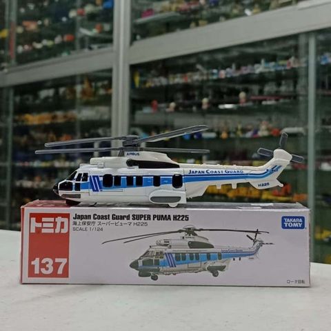  Máy bay mô hình Tomica 137 Japan Coast Guard Super Puma H225 