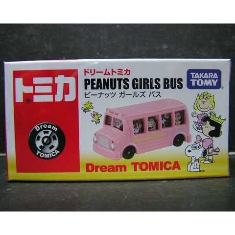  Dream Tomica Peanuts Girls Bus 