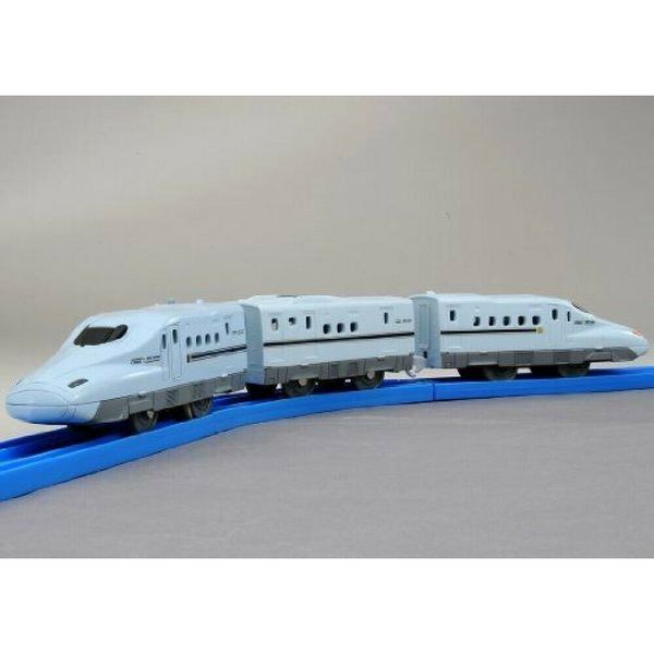 Tàu cao tốc Plarail S-04 N700 Shinkansen Mizuho Sakura có đèn