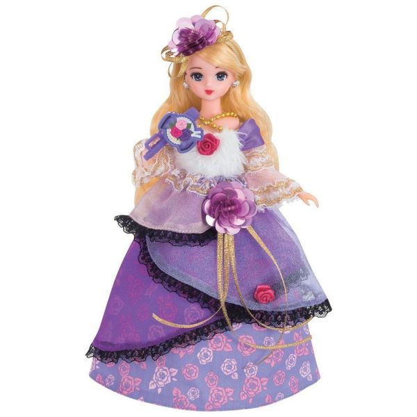 Trang phục búp bê Licca Diamond Queen Rose Purple