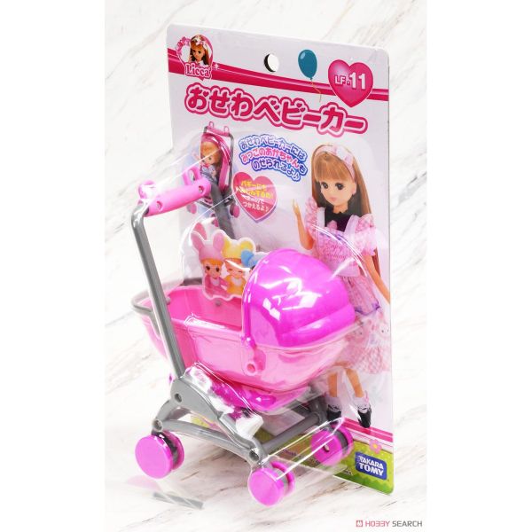 Đồ chơi LF11 Xe đẩy em bé của búp bê Licca