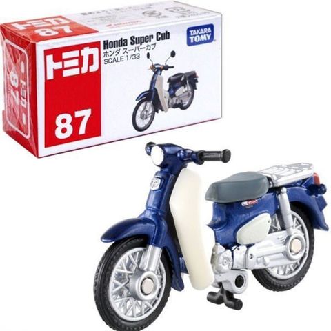  Tomica 87 Xe máy Honda Super Cub 1/33 