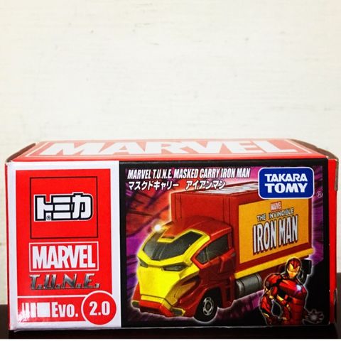  Tomica Marvel Evo.2.0 T.U.N.E Masked Carry Iron Man 