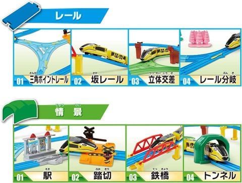  Bộ đồ chơi tàu và đường ray Plarail Best Selection Set 2023 