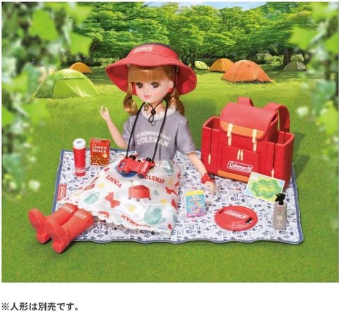  Phụ kiện dã ngoại Licca-chan LG-07 Camping & Backpack Set (Coleman Collaboration) 