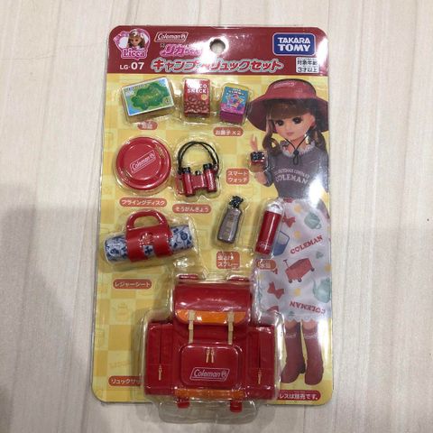  Phụ kiện dã ngoại Licca-chan LG-07 Camping & Backpack Set (Coleman Collaboration) 