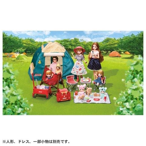  Bộ đồ chơi LF-09 Licca-chan Camping Chair & Table Set (Coleman Collaboration) 