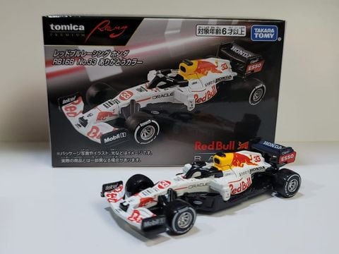  Xe mô hình Tomica Premium Racing Red Bull Racing Honda RB16B No.33 (trắng) 