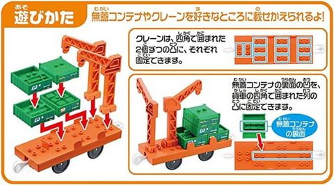  Đồ chơi tàu KF-08 Material-Carrying Wagon (Plarail) 